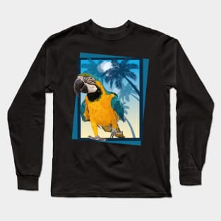 Blue and yellow macaw Long Sleeve T-Shirt